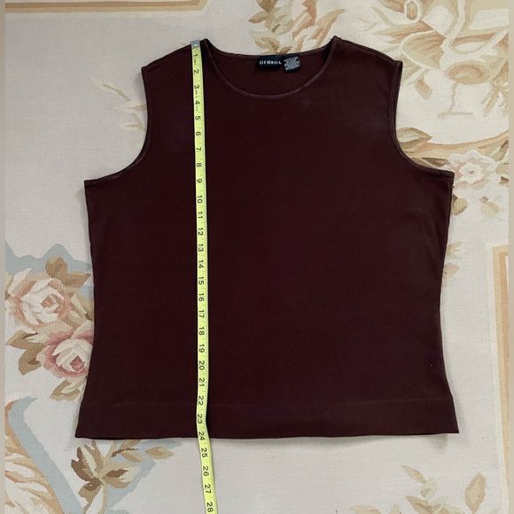 George Women's Dark Brown Tank Top - Picture 4 of 4